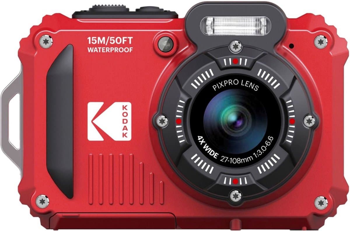 Kodak Pixpro WPZ2 Onderwater Camera Rood