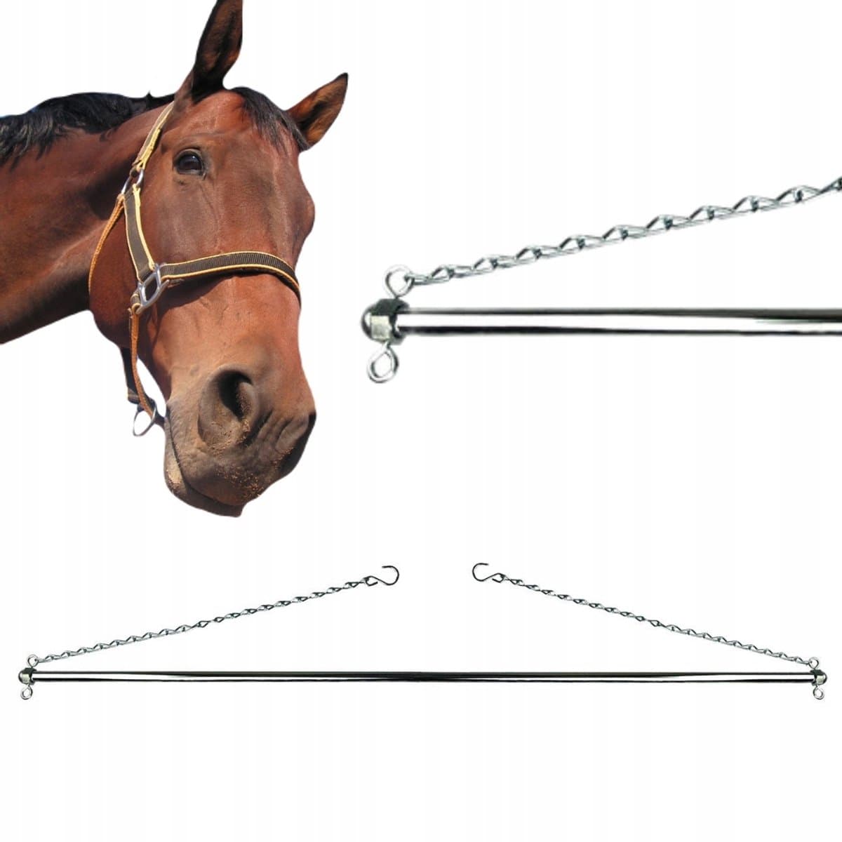 York Stalen Hanger voor Dekens & Zadeldekjes - 90cm