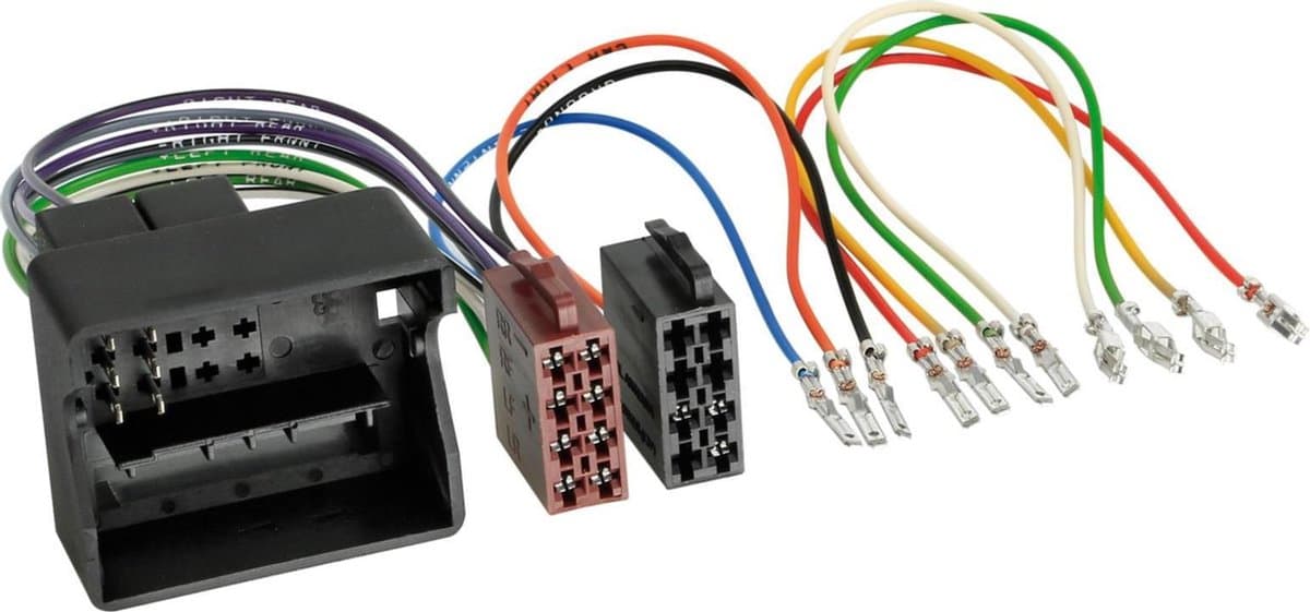 Radio Aansluitkabel Universeel Quadlock - ISO Plug-In voeding