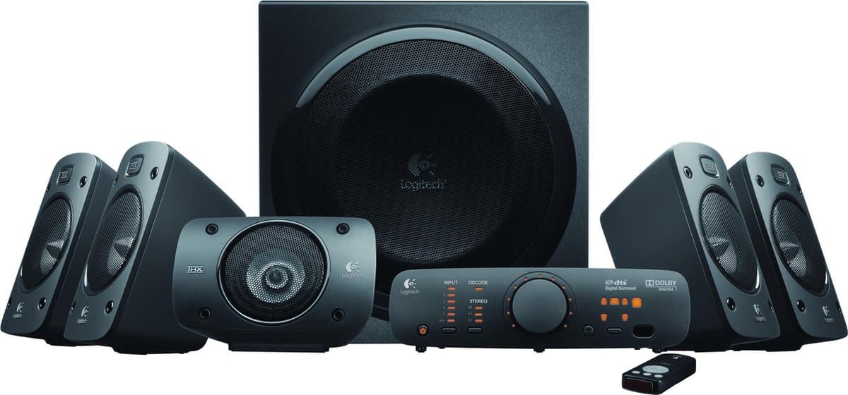Logitech Z906 5.1 Surround Sound Pc Speaker + Receiver