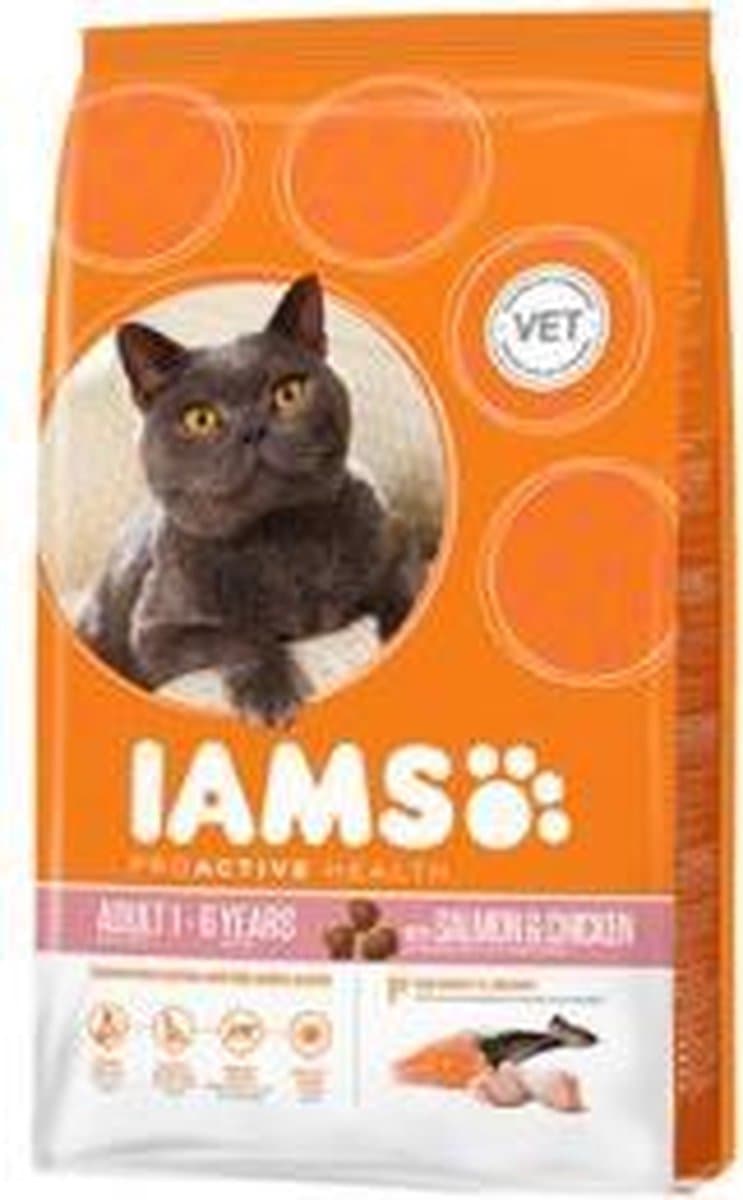 Iams Proactive Health - Adult - Zalm - Kattenvoer - 1.5 kg