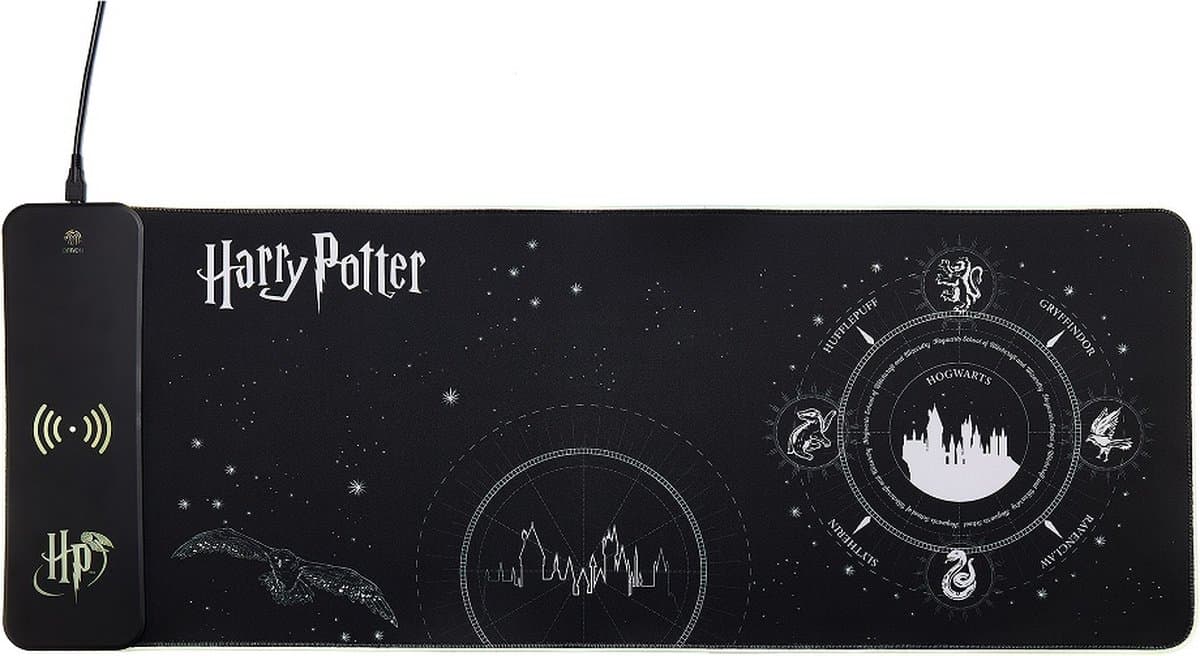 Numskull - Harry Potter - XXL Gaming-Muisma en Mobiele Draadloze Lader
