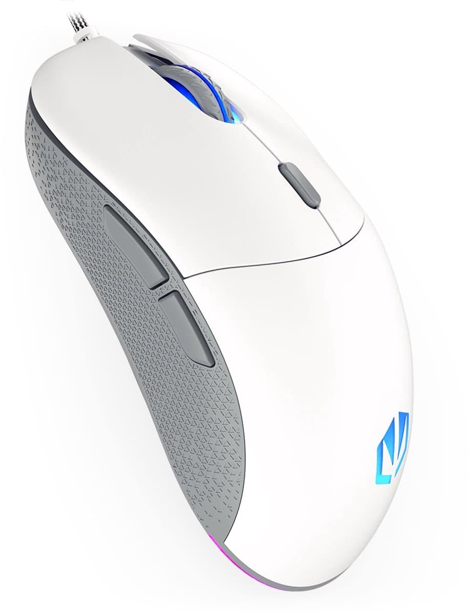 ENDORFY GEM Plus Onyx White muis Gamen Rechtshandig USB Type-C Optisch 19000 DPI