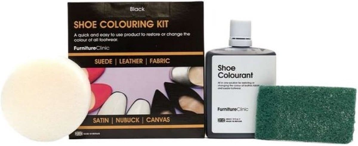 Schoenverf Koningsblauw – Complete Schoen Herstel Kit voor Leer, Nubuck & Canvas – Professionele Shoe Paint Set – Kleurhersteller voor Sneakers & Schoenen