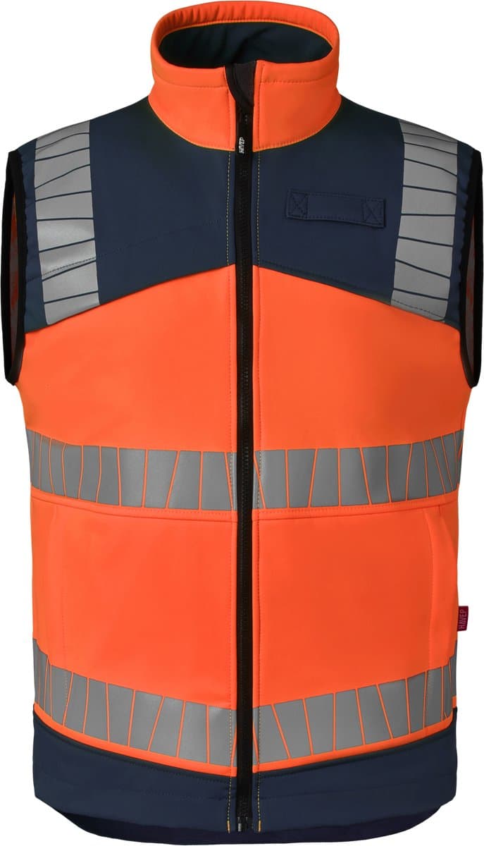 HAVEP Bodywarmer High Vis 50415 - Fluo Oranje/Indigo Blauw - XL