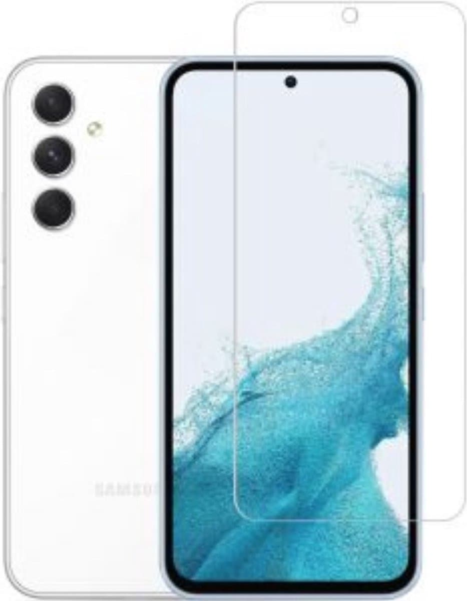 2x Screenprotector Bescherm-Folie geschikt voor Samsung Galaxy A54 - A55 5G