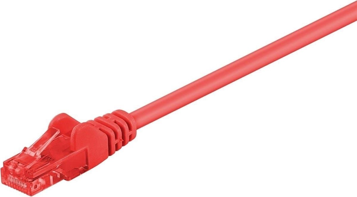 Wentronic CAT6 Netwerkkabel - RJ45 - Rood - 15 m
