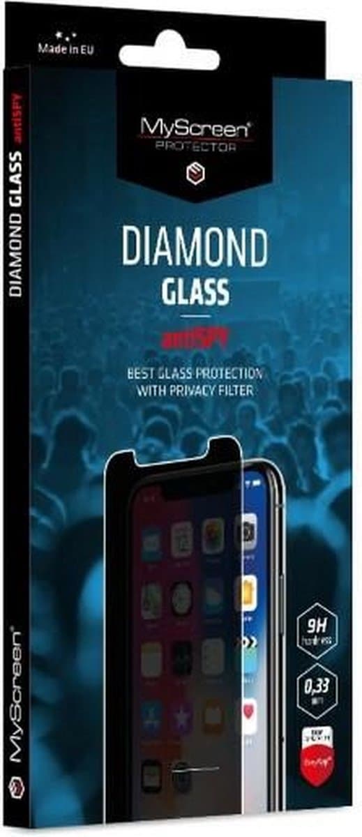 MS AntiSPY Diamond Glass iPhone 13 Pro Max 6,7 inch gehard glas