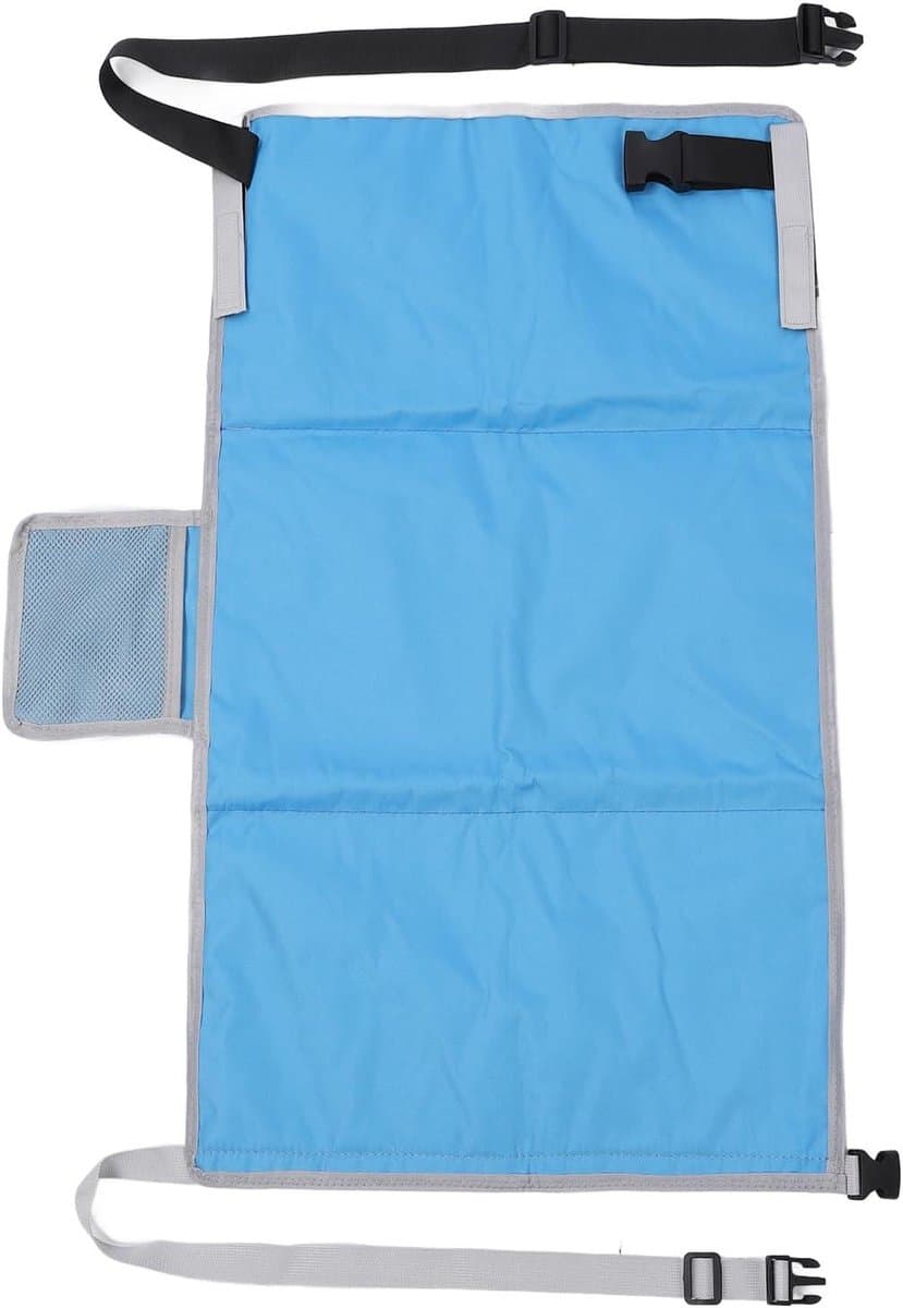 Vliegtuigbed Peuter - Stoelverlenger Kinderen - Comfortabel Reizen - Verstelbare Lengte - 30 x 24 x 5 cm - Zwart