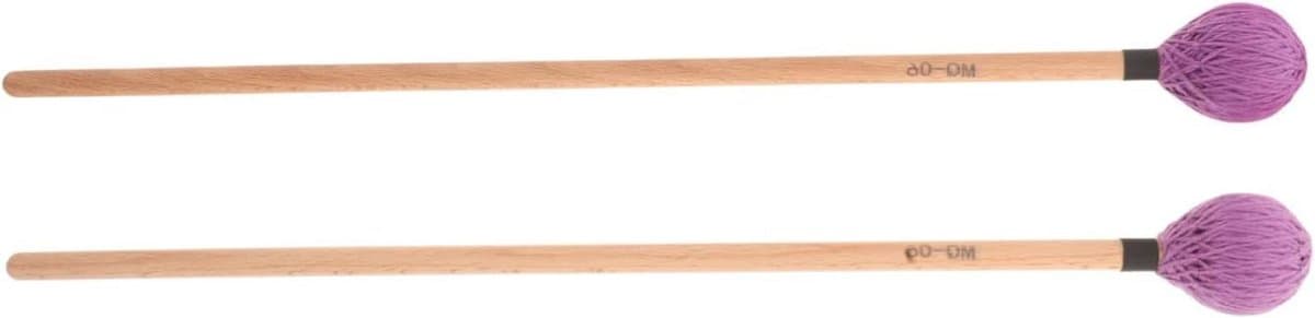 Drumstokken Paar - Percussie Stokken - Muziek Maken - Comfortabele Grip - 39 cm - Paars