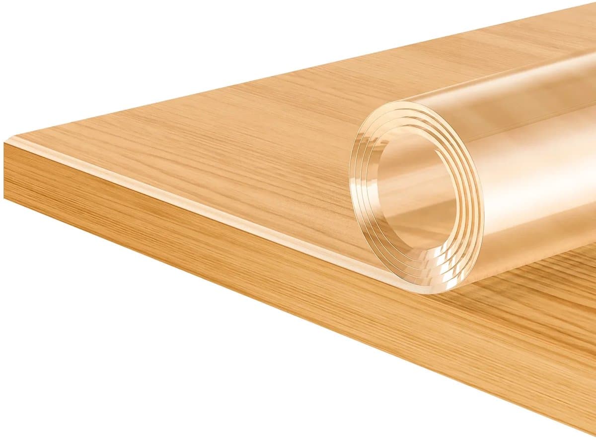 BukkitBow - Transparante Tafelzeil 2mm - PVC Tafelbeschermer - Kristalhelder - 90 x 140 cm