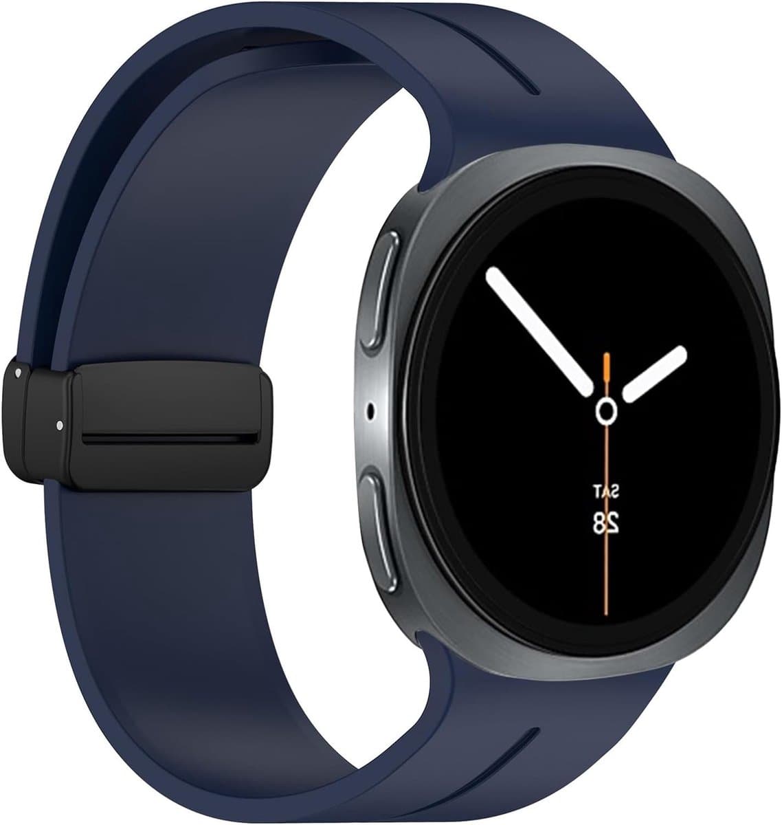 Sportieve en Waterdichte Horlogebanden voor Galaxy Watch 8 en 8 Classic - Silicone Vervangbanden voor Mannen en Vrouwen, 40mm en 44mm, 46mm Opties
