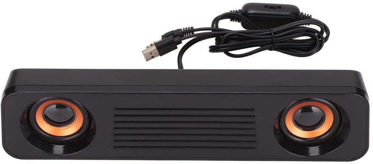 Zeynomax - Computerluidsprekers - Draagbare Mini-soundbar - Hifi 360° Stereo-subwoofer - USB Voeding - Desktopluidspreker - Geschikt voor Pc-tablets..