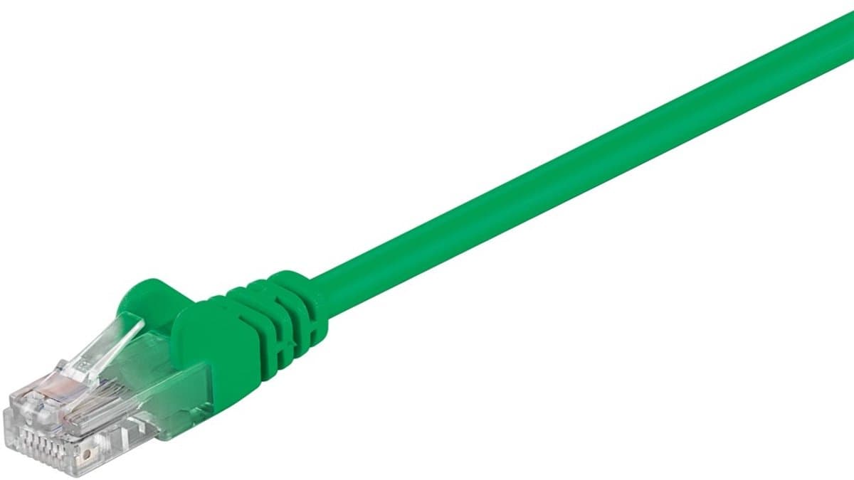 Wentronic CAT5E Netwerkkabel - RJ45 - Groen - 10 m