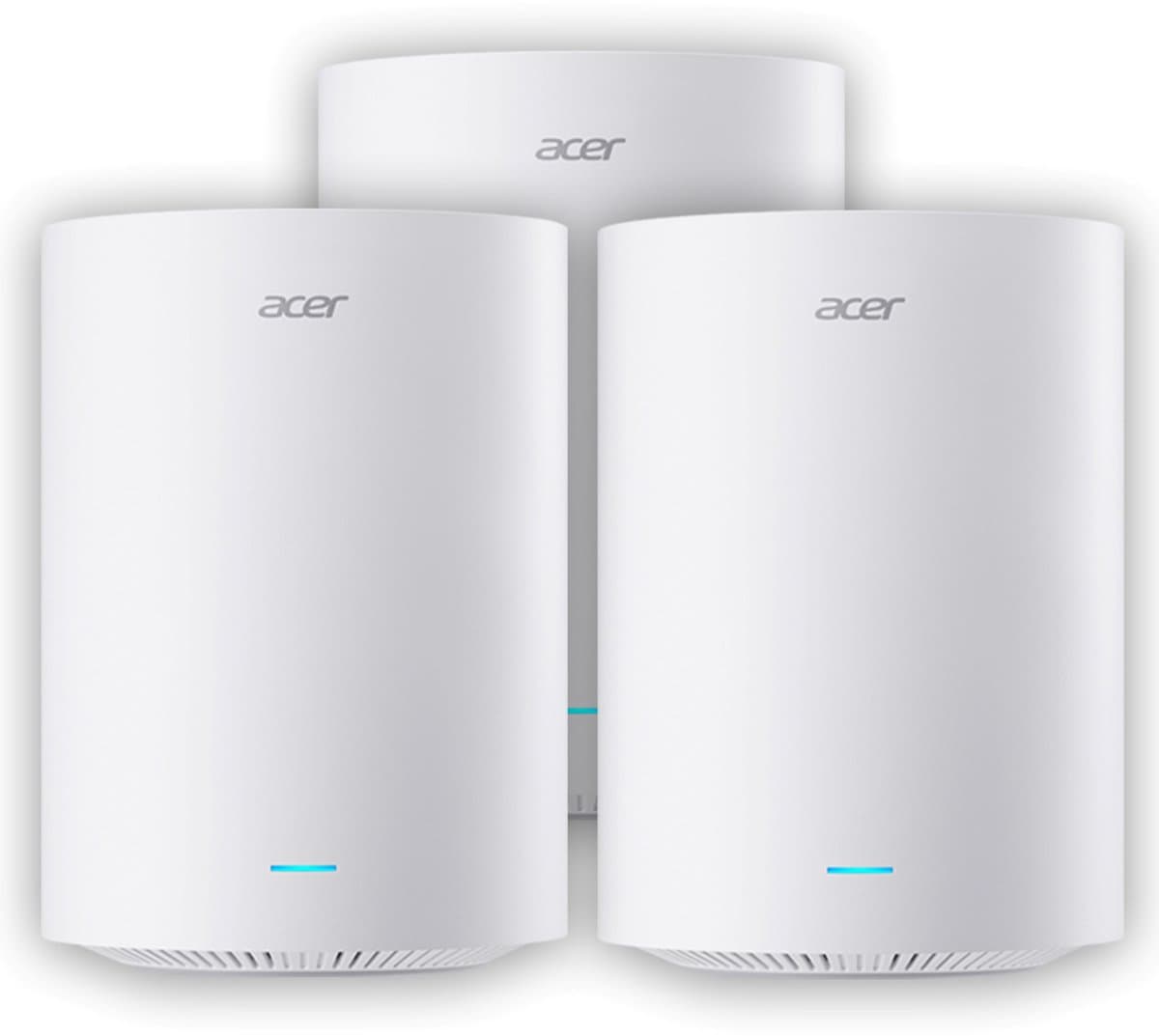 Acer Ovia T360 – Smart Home - Mesh WiFi – WiFi versterker - Dual-band - WiFi 7 – 3600 Mbps - 3-pack