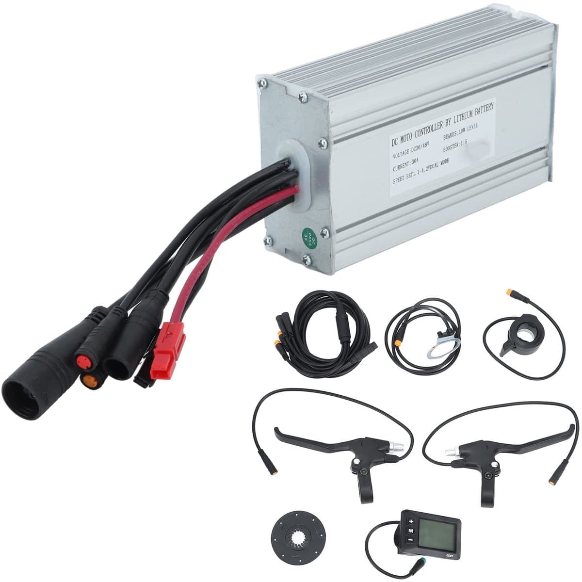 OmGoods - Dailygoody - Elektrische Fiets Controller Kit - 36V 48V 1000W met LCD Display - Betrouwbare prestaties - Eenvoudige installatie - Geschikt voor elektr.