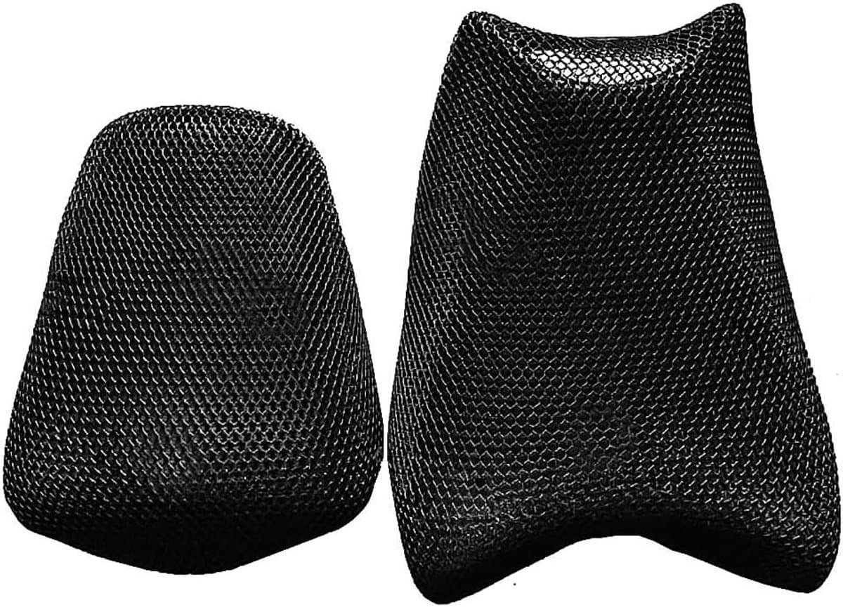 Zwarte 3D Mesh Motorzitje Bescherming, Geschikt voor Diverse Motoren zoals NC700S, NC700X en NC750X