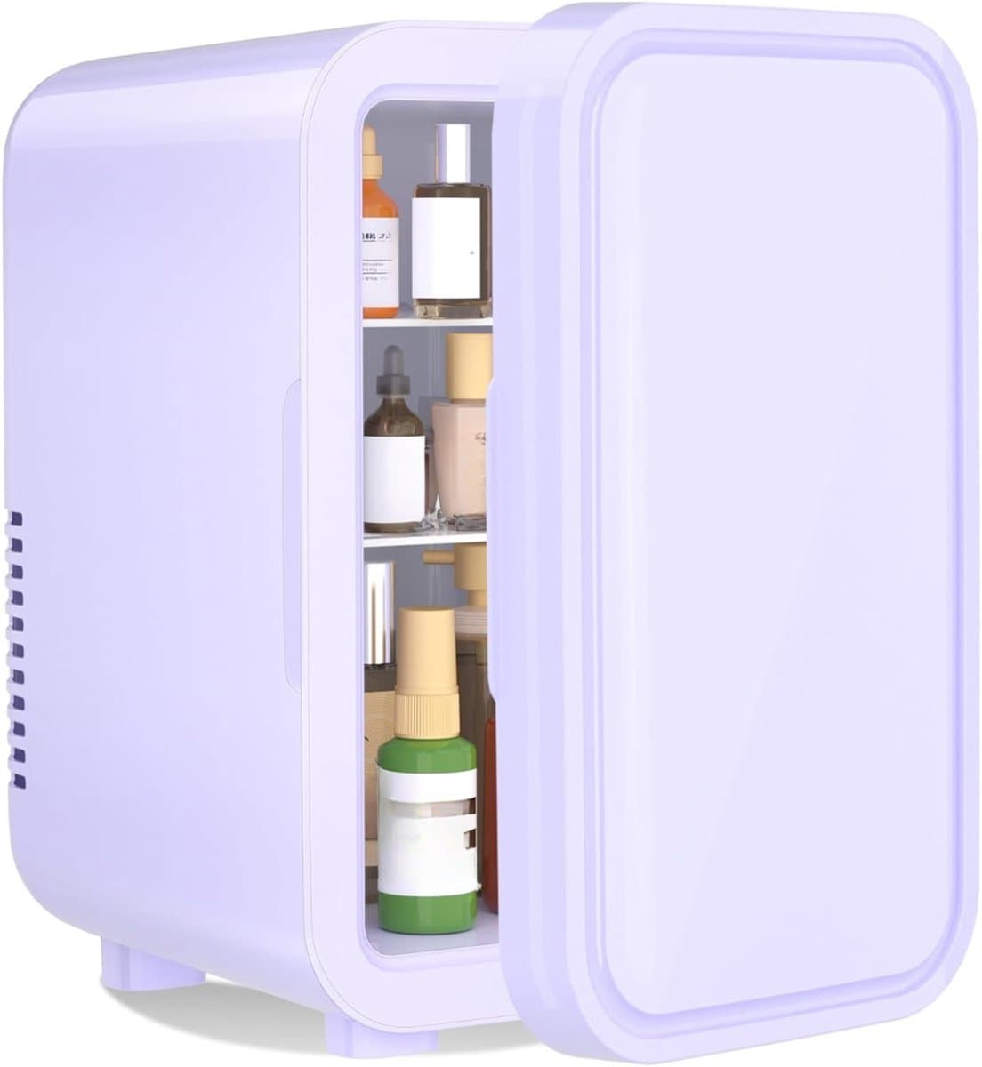 TIM® Mini vriezer - Diepvries - 33L - [Energieklasse E] - Paars - 26cm x 19cm x 32cm