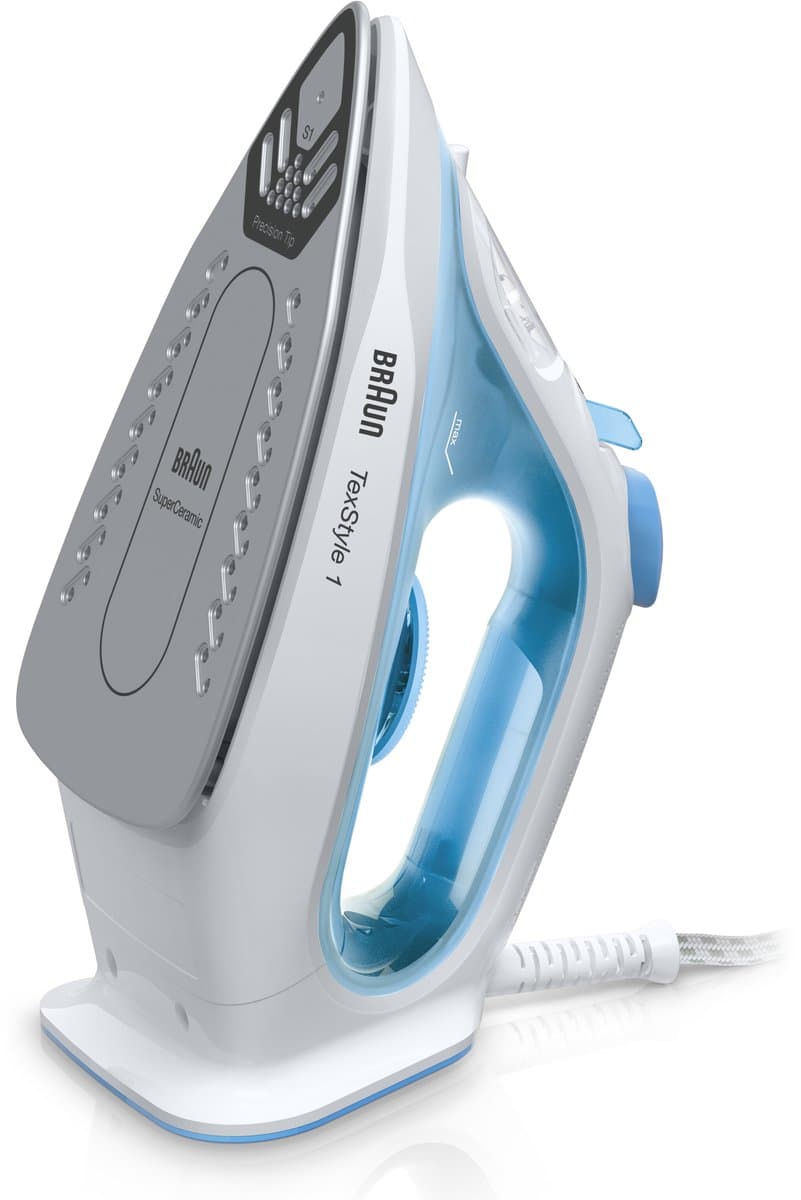 Braun TexStyle 1, Stoomstrijkijzer, SI1050BL, Blauw