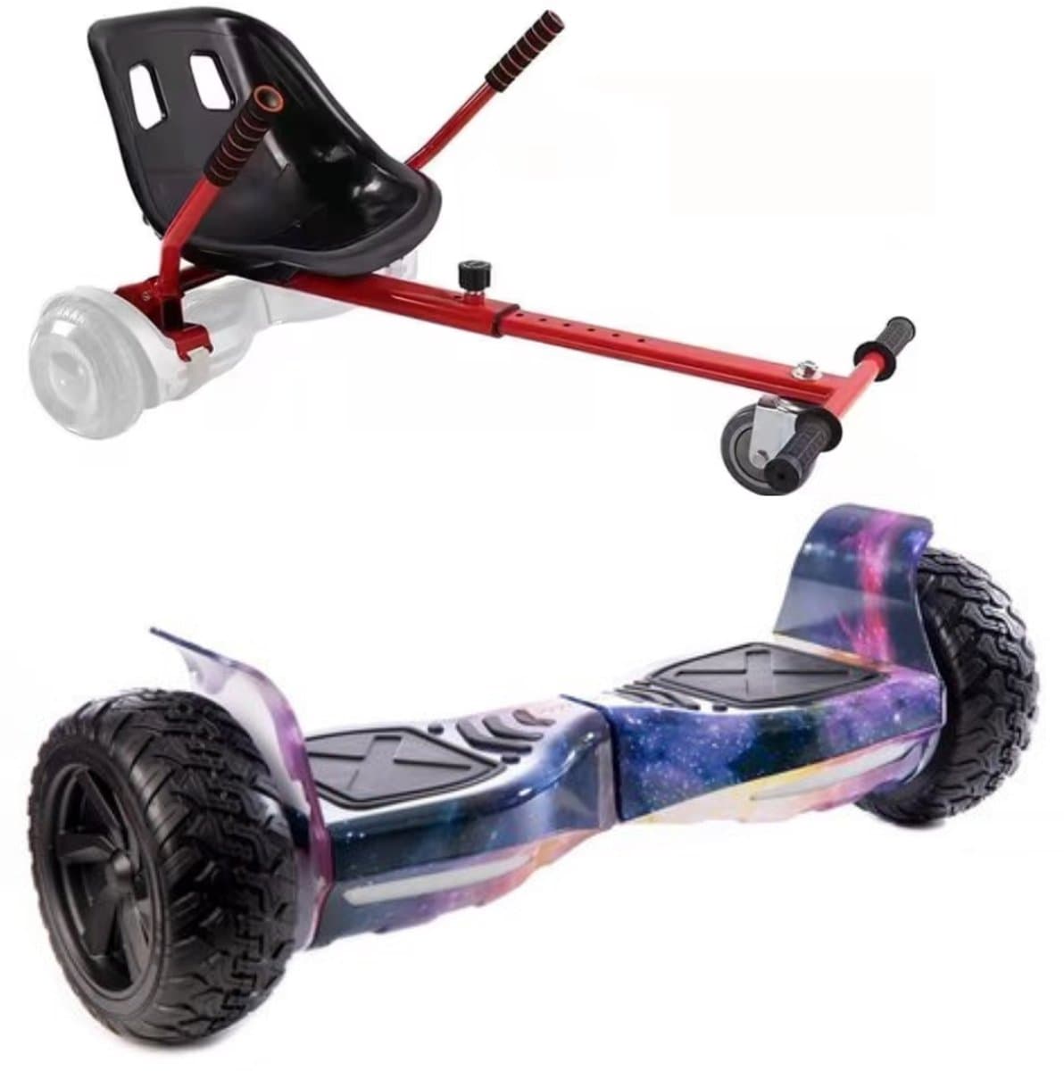 Altrado - Hoverboard + Hoverkart – Cosmos - 8.5 inch Off-Road - 15 km/h - 10km bereik - Bluetooth speaker - Oxboard - Hoverboards