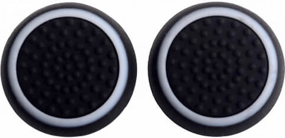 Scoby - Thumb Grips - Gripjes voor Controller - Pro Gaming Set - Gaming Gear - 1 Paar - Wit/Zwart