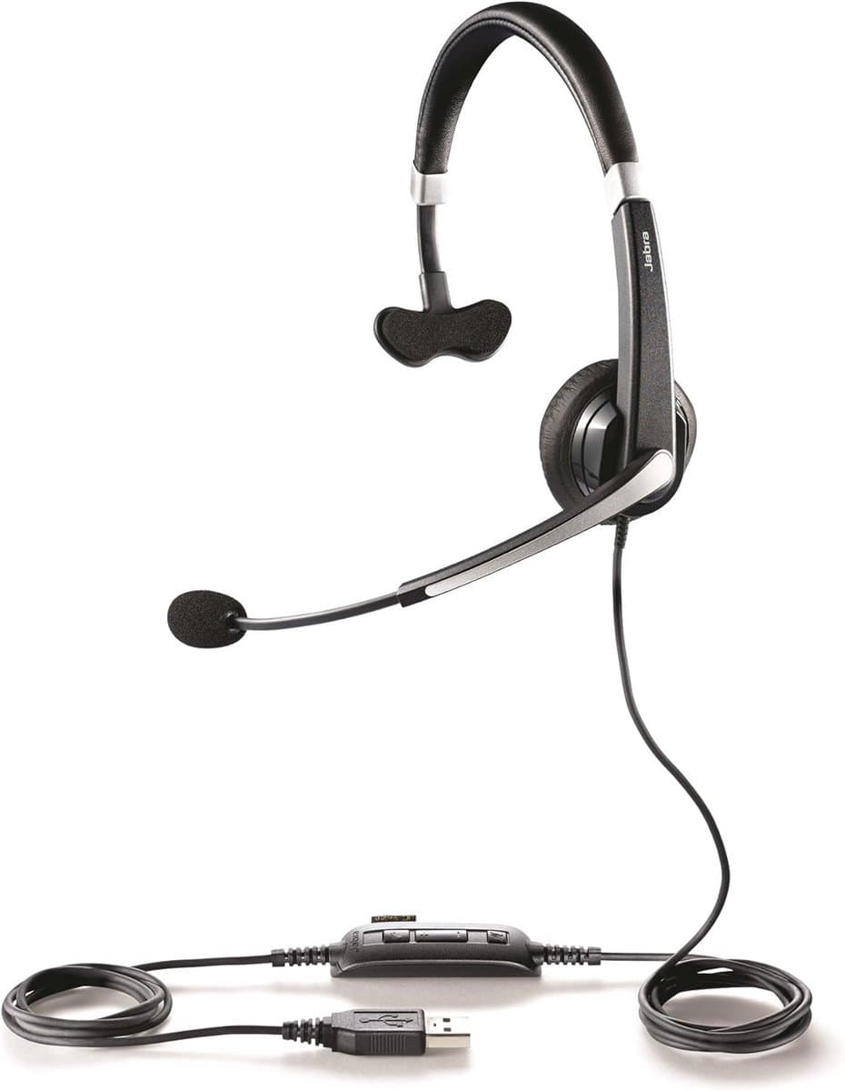 Comfortabele Mono USB Headset voor Zakelijk Gebruik en Thuiswerken