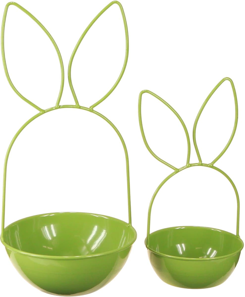 Konijnenbloempot voor lente- en paasdecoratie, woonkamer, keuken, tuin