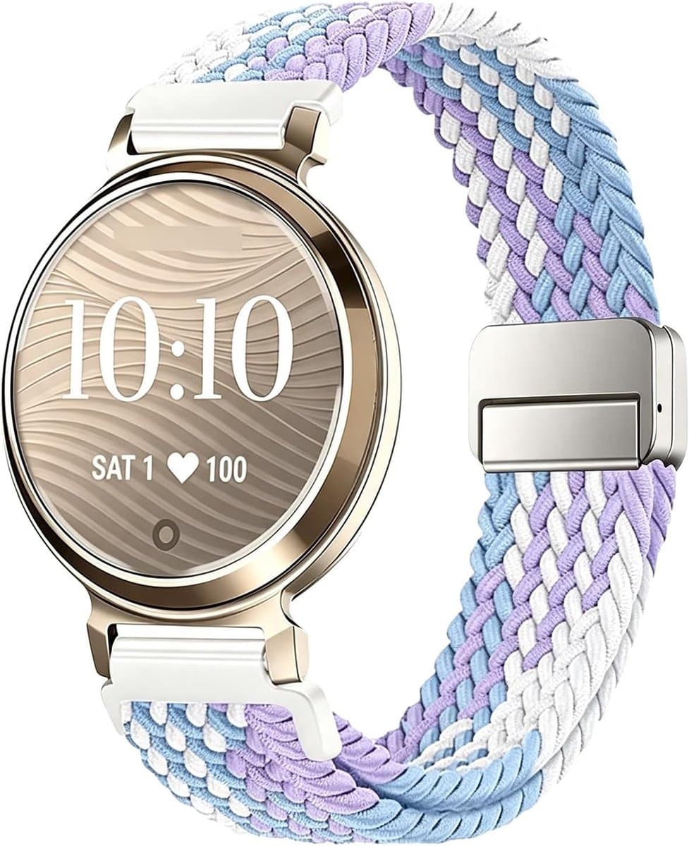 Verstelbare 14mm Nylon Sportband voor Garmin Lily 2 - Unisex, Magneet, Elastisch, Vervangband voor Activiteiten en Stijlvolle Looks