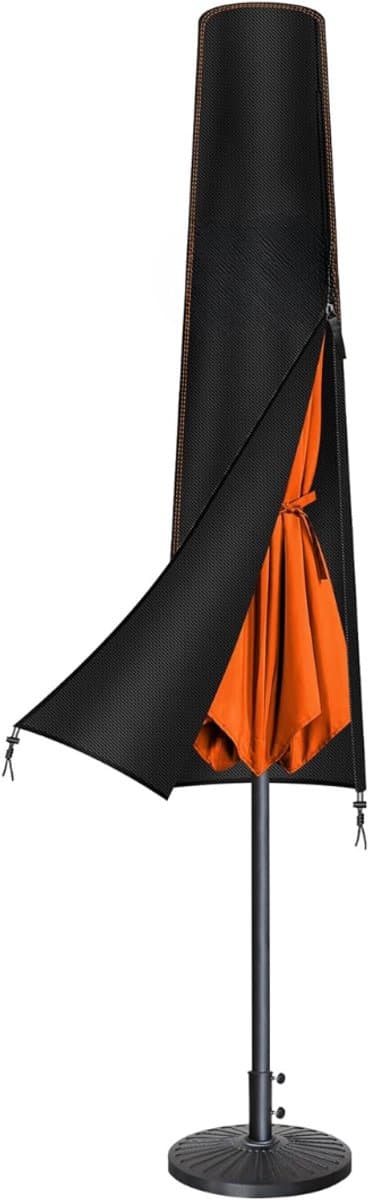 Ploutos® Parasolhoes - Beschermhoes voor Zweefparasol - Parasolhoes Waterdicht - Zwart - 50cm x 30cm x 190cm