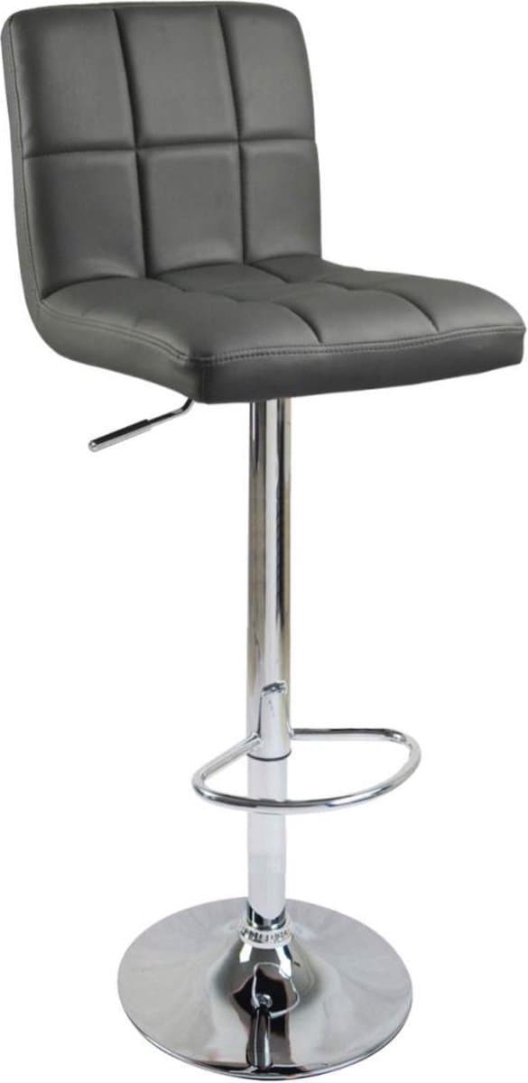 Barkrukken Set 82cm Wit - Hoge rugleuning, Ergonomisch en Zithoogte 60-82cm - Voor Eetkamer, Keuken en Woonkamer