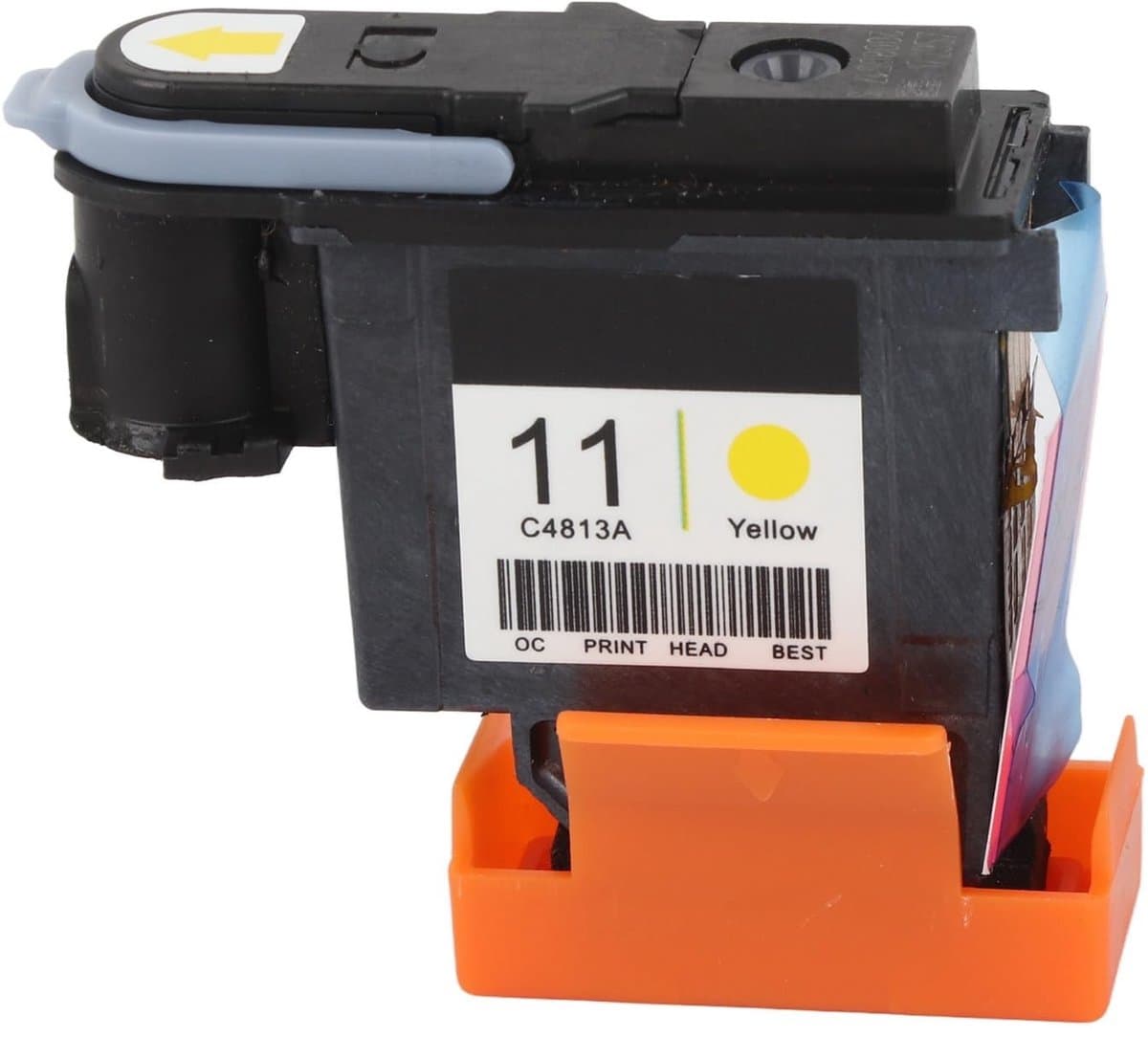 Dailygoods- Printkop Geel - ABS Materiaal - Geschikt voor Designjet 100/110/111/500/510/800/813/850 - Betrouwbare Prestaties - Lichtgewicht en Roestvrij. - Printerkop