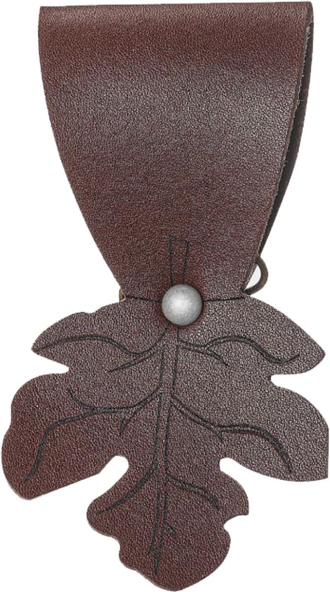 Rok Clips - Kostuum Accessoires - Historische Re-enactment - Verstelbaar Bladvorm - 11.5 x 5 cm - Curry Zwart