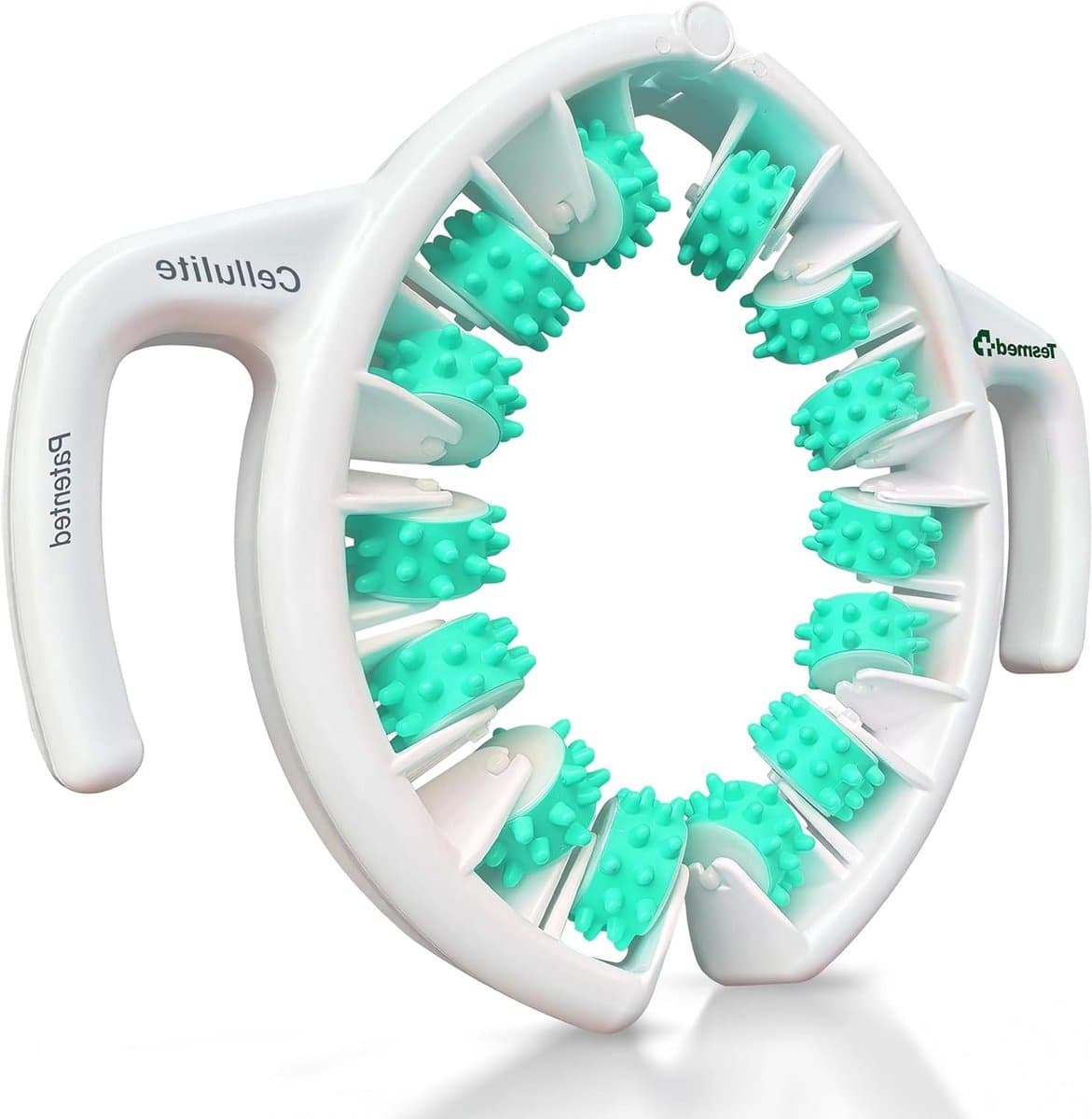 Anticellulitis Massager - Huidversteviger Apparaat - Huidverbetering - Gepatenteerde Roller Technologie - Verstelbaar 9-38 cm - Wit