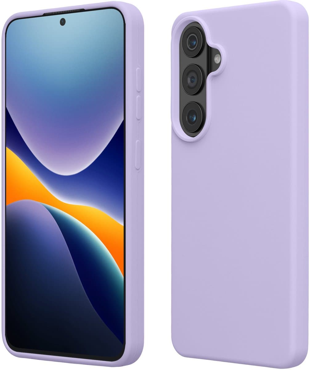kwmobile telefoonhoesje geschikt voor Samsung Galaxy S26 Plus - Hoesje met siliconen coating - Smartphone case in lavendel