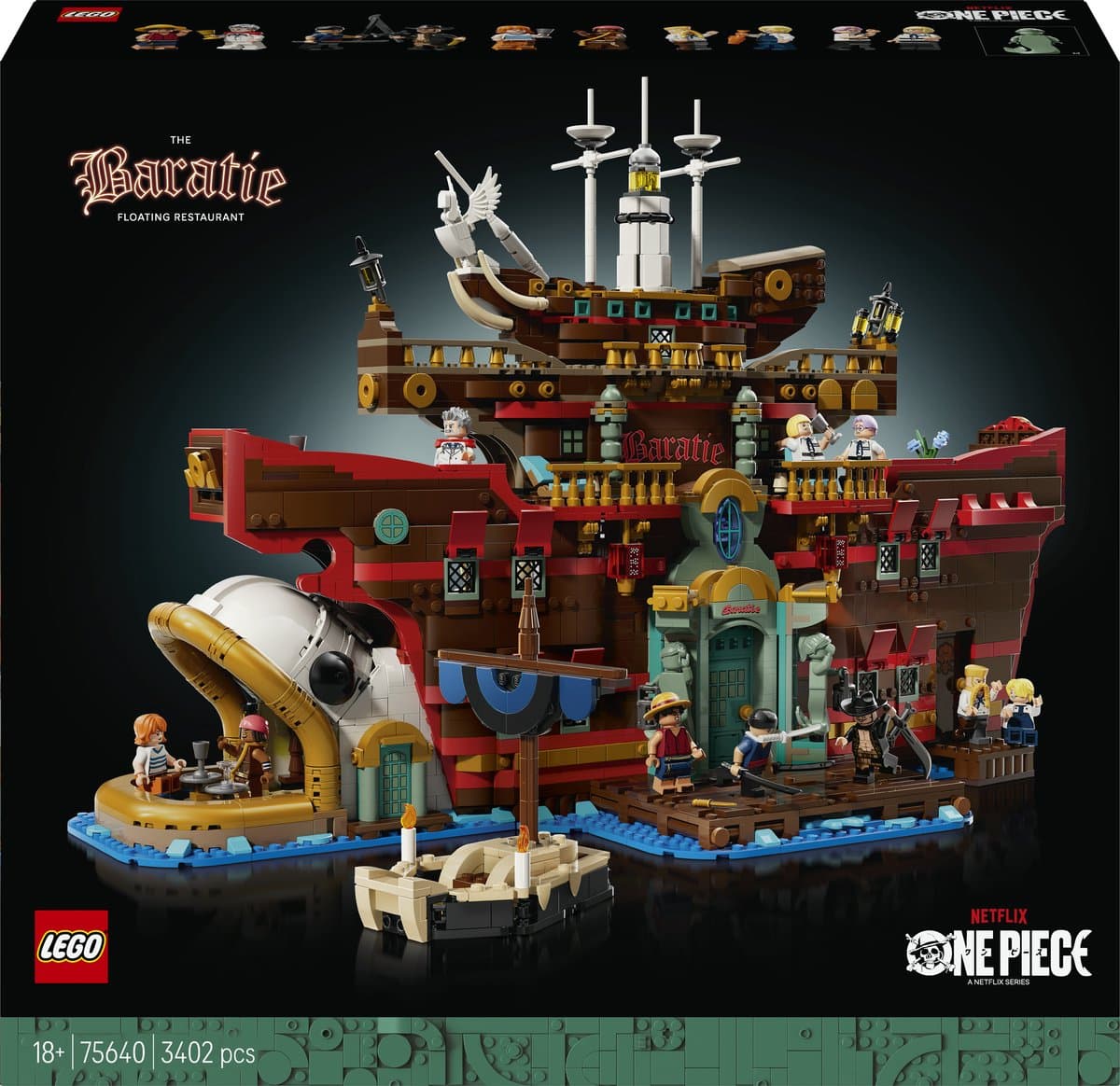 LEGO ONE PIECE 75640 Het drijvende restaurant Baratie