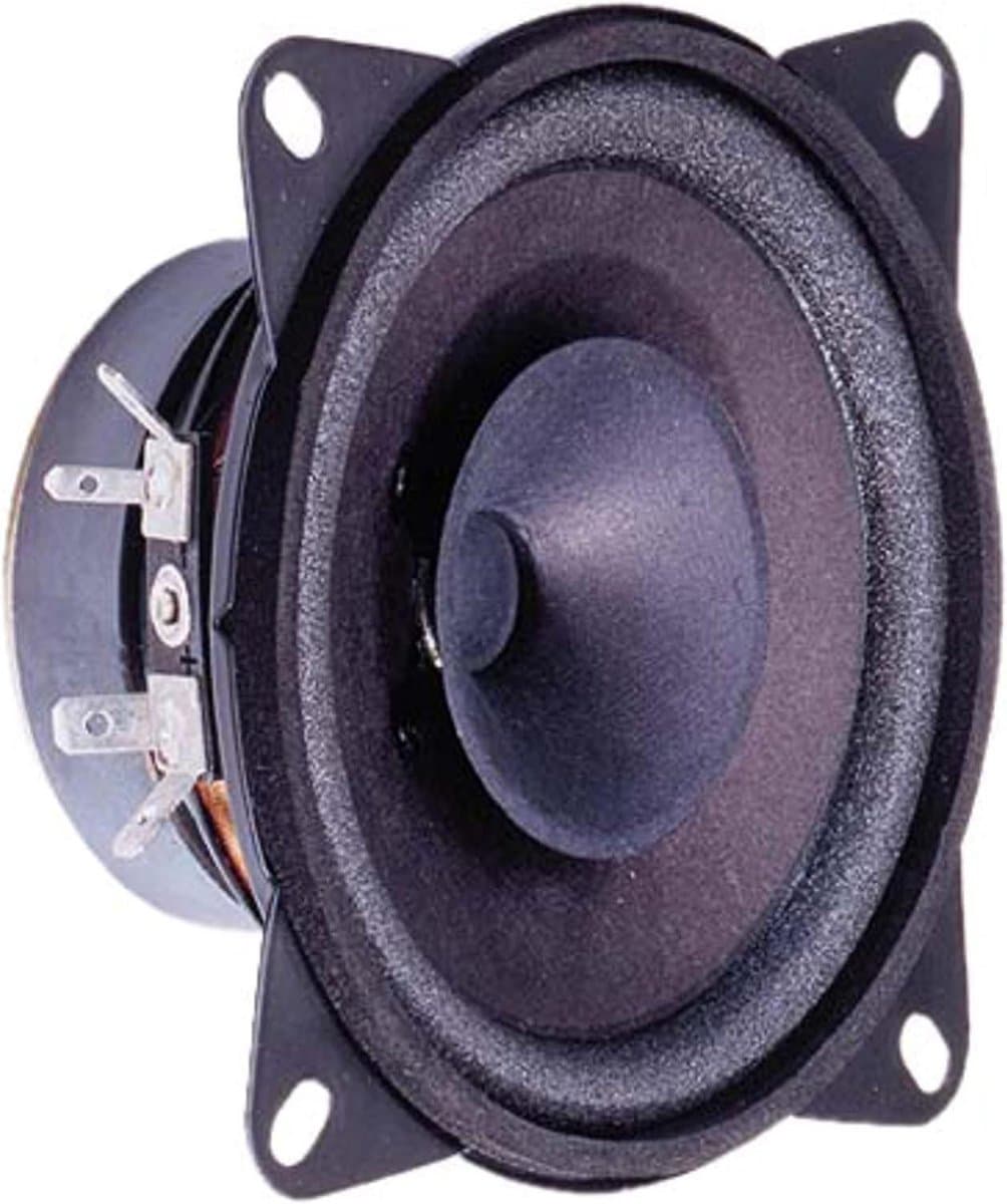 Fullrange Luidspreker - Speaker - Muziek Afspelen - Vochtbestendig Membraan - 10 cm - Zwart