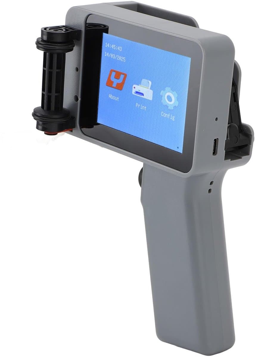 Allecto - Handheld Inkjet Printer met HD Touch Screen - Multi-Function Codering voor Diverse Materialen
