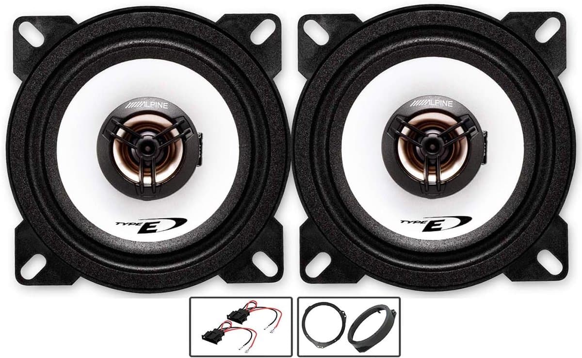 Auto Luidsprekers - Autospeakers Deur - Muziek Luisteren - Krachtige Bas - 4 Inch 10cm