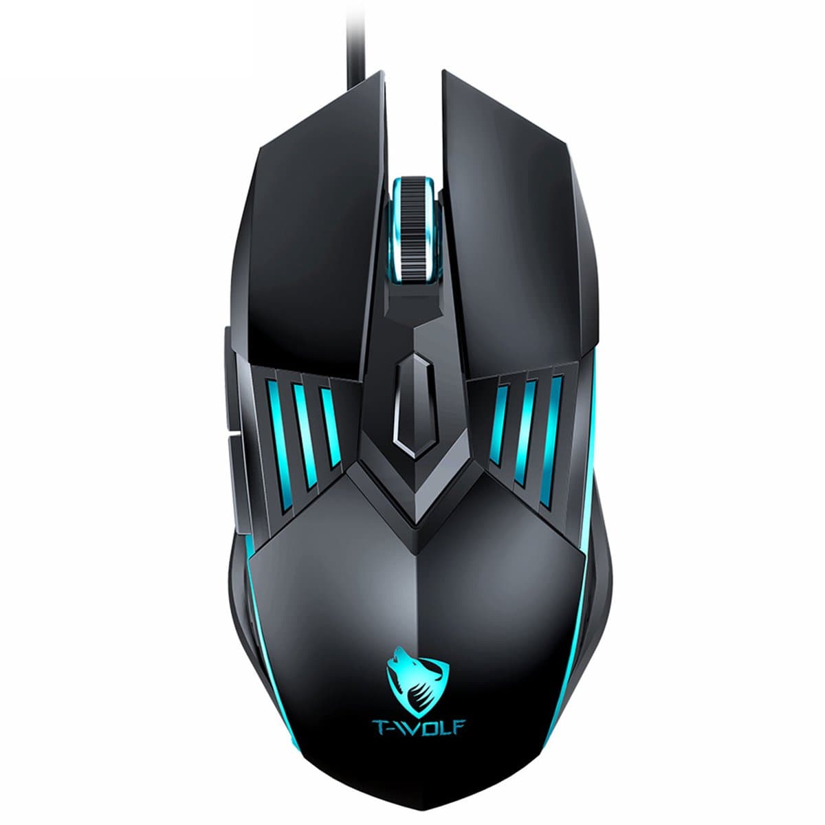 T-WOLF® G560 6D Optical RGB Gaming Muis - RGB LED Verlichting Muis - USB - Game Muis - Zwart - Bedraad