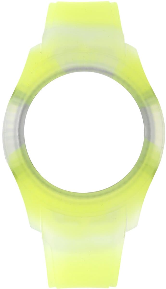 WATXANDCO COWA3032 - Dameshorloge - Silikonband - Gele Kleur
