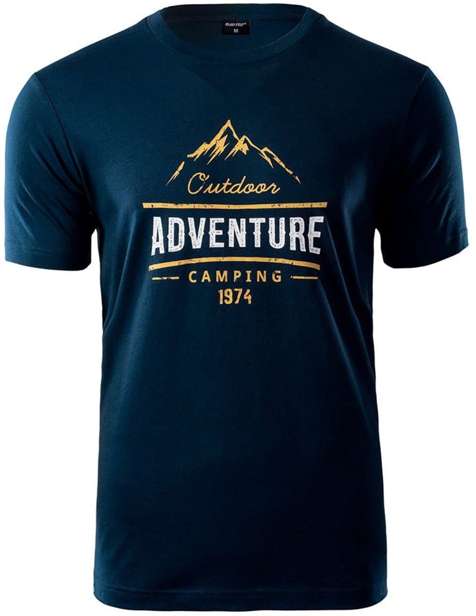 Hi-tec Lore T-shirt Met Korte Mouwen Blauw XL Man
