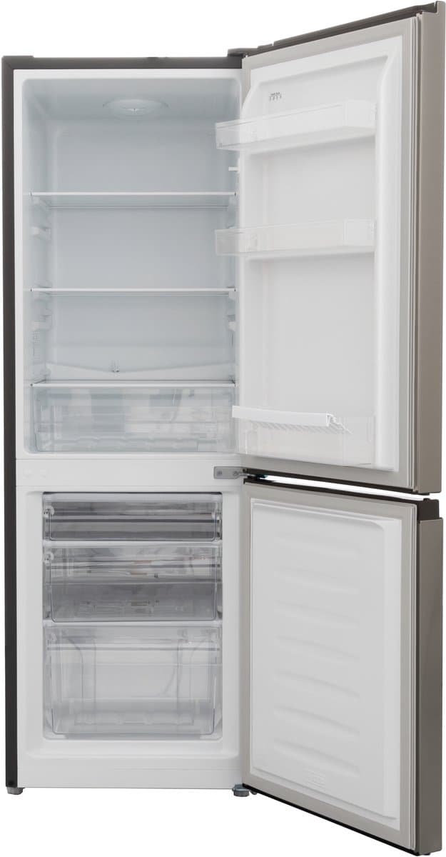 Exquisit KGC231-60-010EI - Koelvriescombinatie - 5 Jaar Garantie - 175 Liter - 39dB - Inox