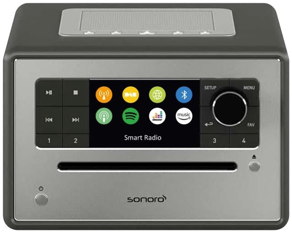 Sonoro Elite 2025 Internet Radio met CD-Speler - Mat Grafiet