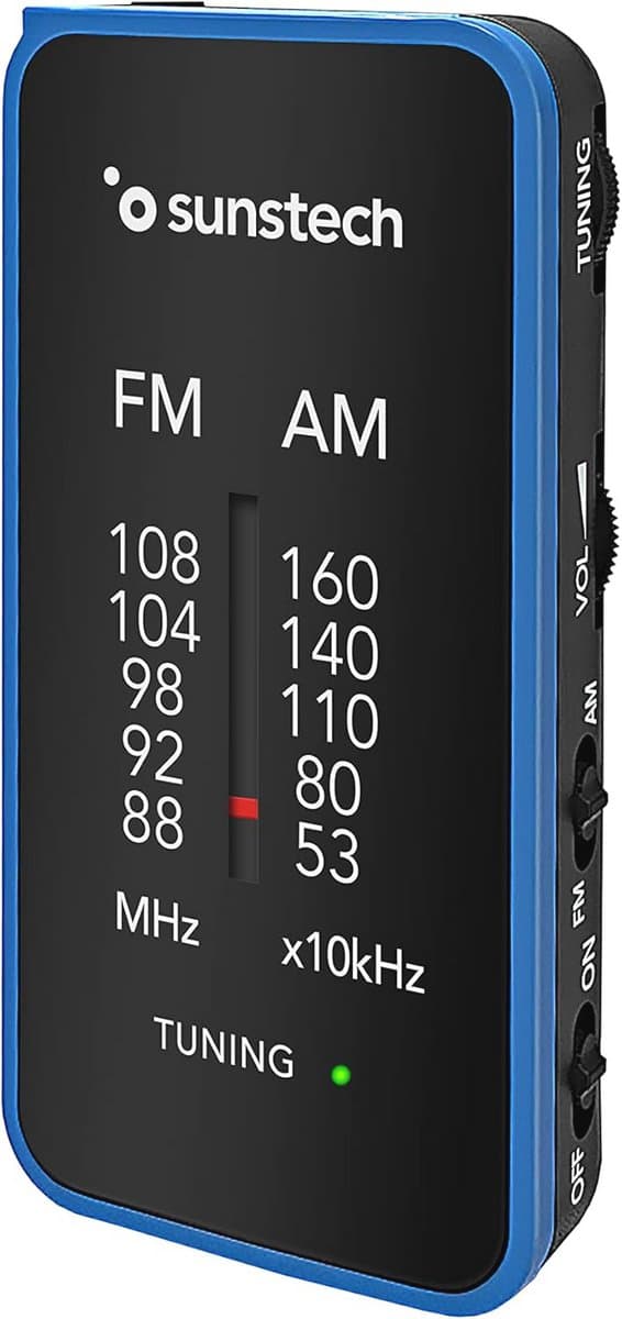 Draagbare multiband FM-radio - Compact, analoog en eenvoudig in gebruik