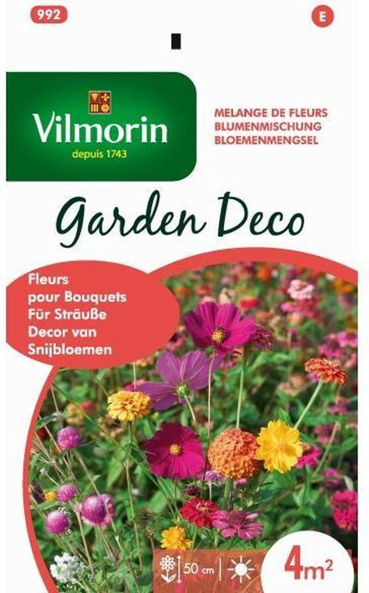 Decor van snijbloemen GARDEN DECO  bloemenmix