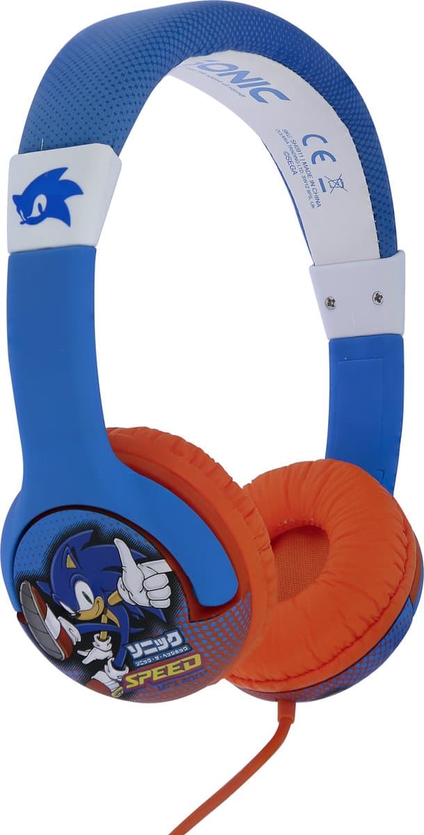 Sonic - kinderkoptelefoon - volumebegrenzing - verstelbaar - comfortabel