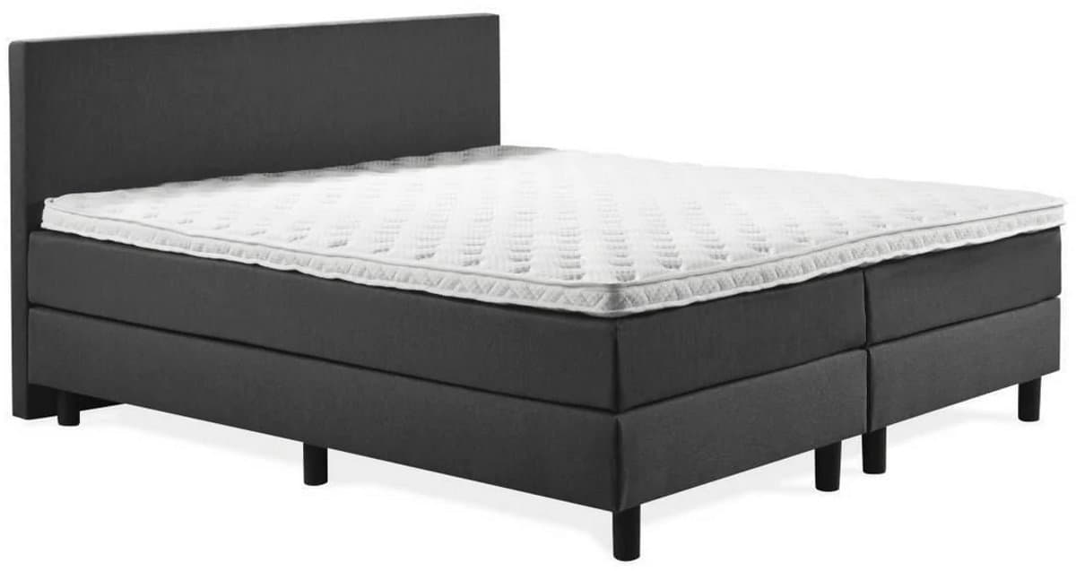 Boxspring Luxe Glade Hoofdbord 90 x 190 - Antraciet