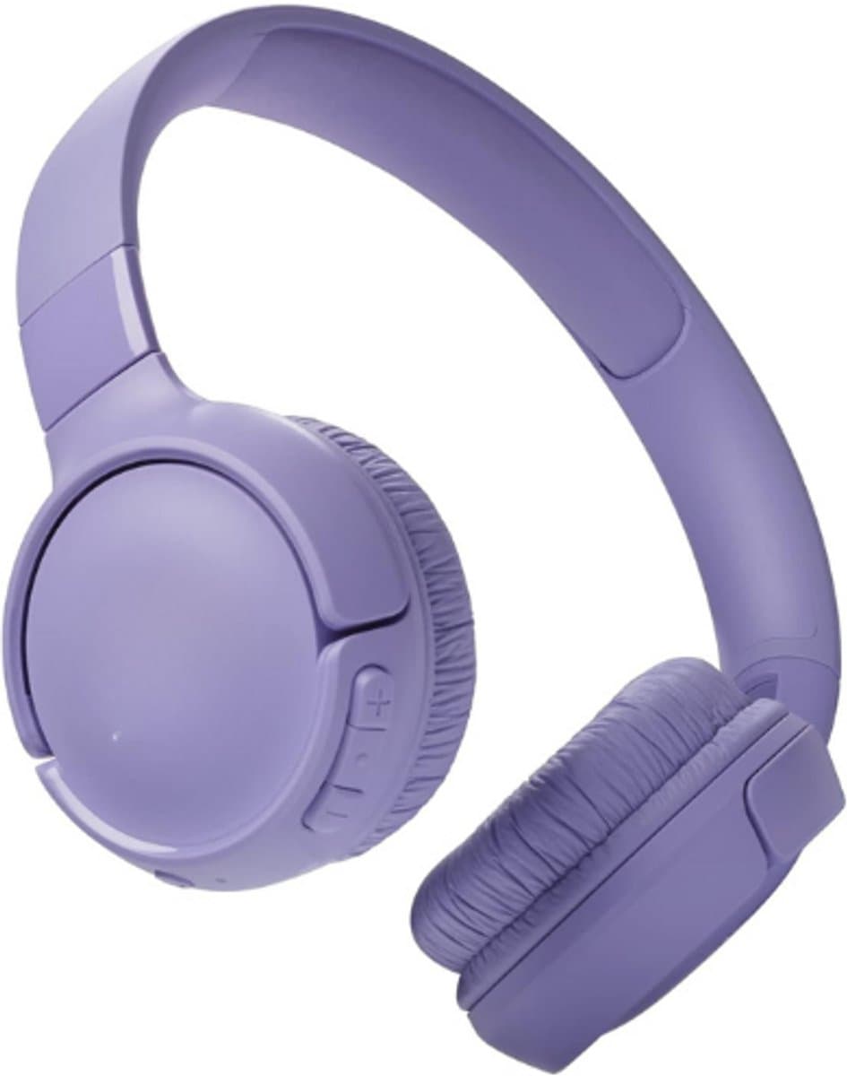 Draadloze On-Ear-Koptelefoon In Paars - Met JBL Pure Bass Sound - Bluetooth 5.3 - Handsfree Bellen En 57 Uur Batterijduur