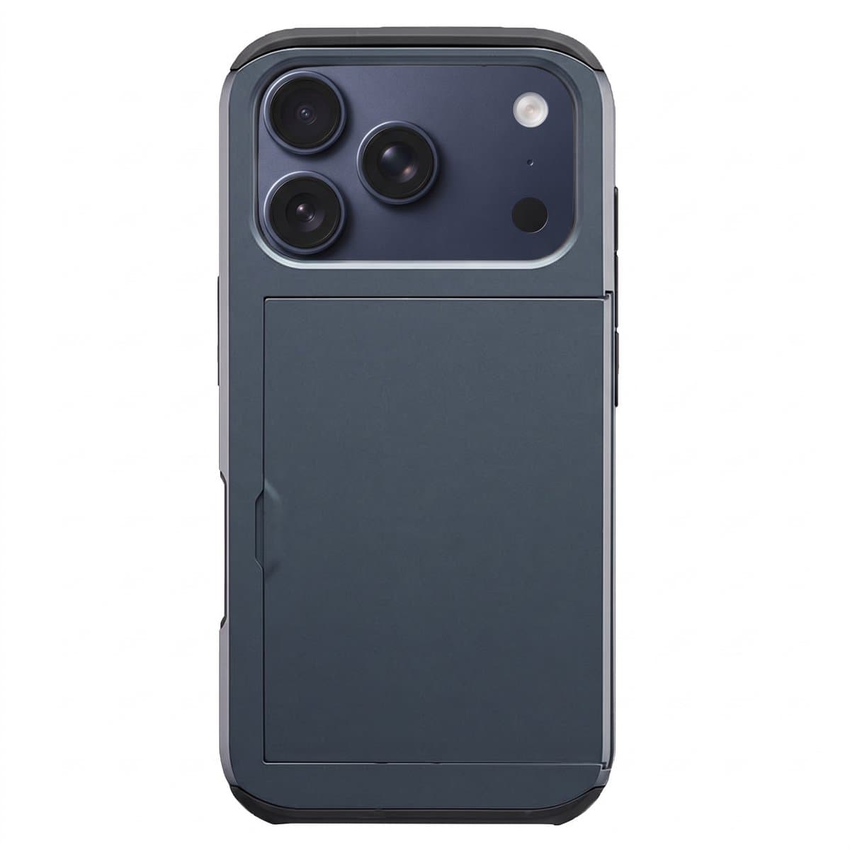 imoshion Hoesje met Pasjeshouder - Geschikt voor Apple iPhone 18 Pro / 17 Pro - Donkerblauw