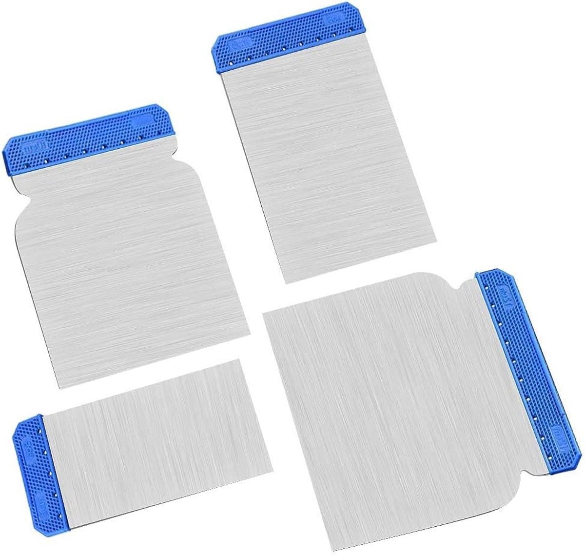Professionele Schilder Gereedschapset met 4 Stukken Schrapers voor Vuller en Verf (50MM, 80MM, 100MM, 120MM)
